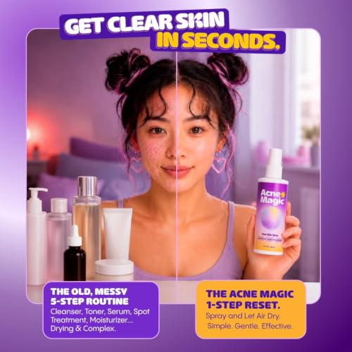Acne Magic Facial Mist - Daily Skin Refresh Spray for Breakout-Prone Skin