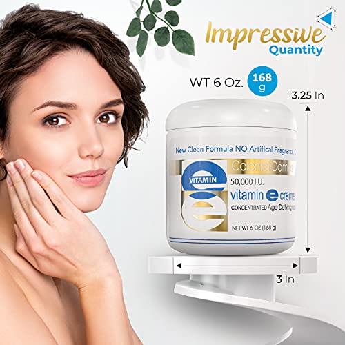 Colonial Dames Vitamin E Moisturizer Cream 50,000 IU for Dry Skin