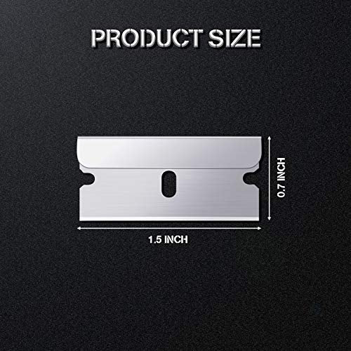 Honoson 20-Pack Single Edge Razor Blades for Scraper