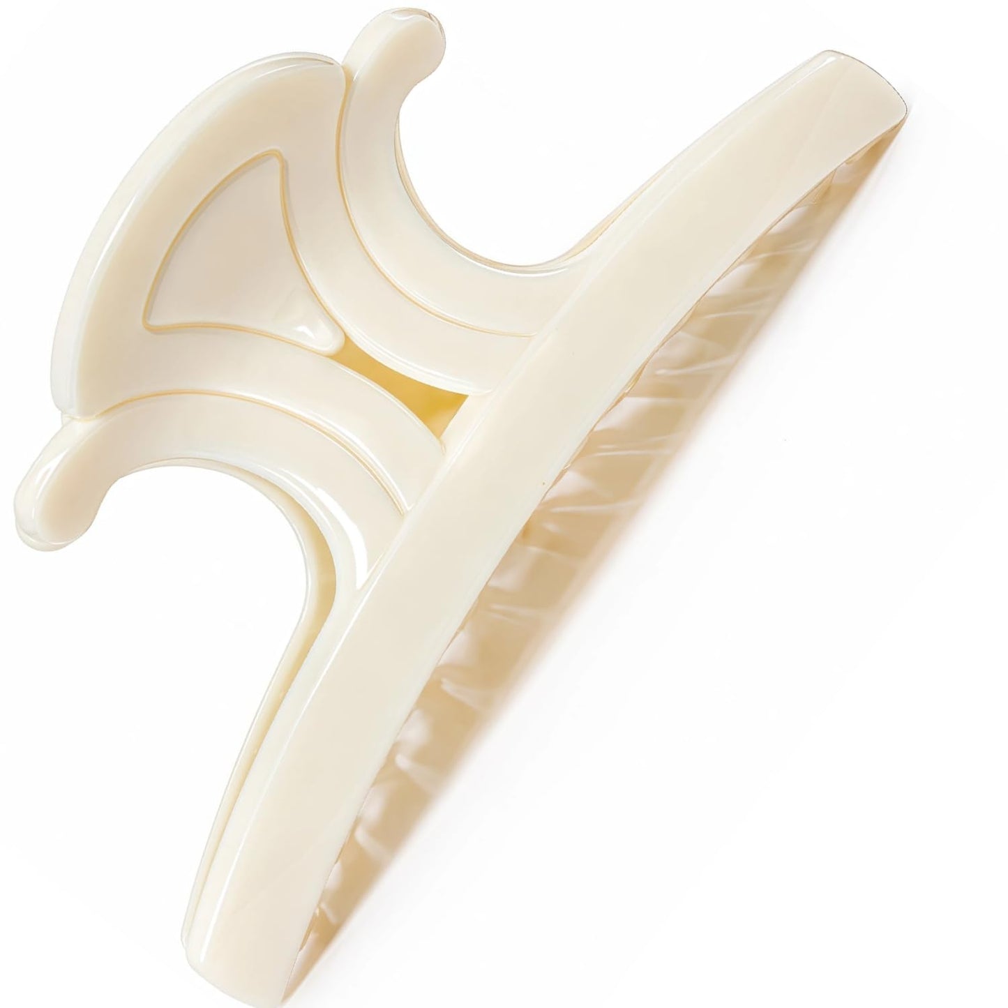 Curved Butterfly Hair Claw Clip - 5 Inch Extra Large, Strong Hold for Thick & Thin Hair | Matte Tortoiseshell