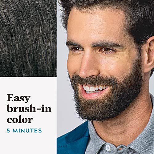 Just For Men Mustache & Beard Dye, Deep Dark Brown M-46 - Keratin Enriched