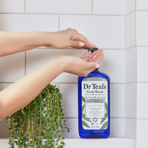 Dr. Teal's Hemp Seed Oil Body Wash with Epsom Salt - 24 fl oz
