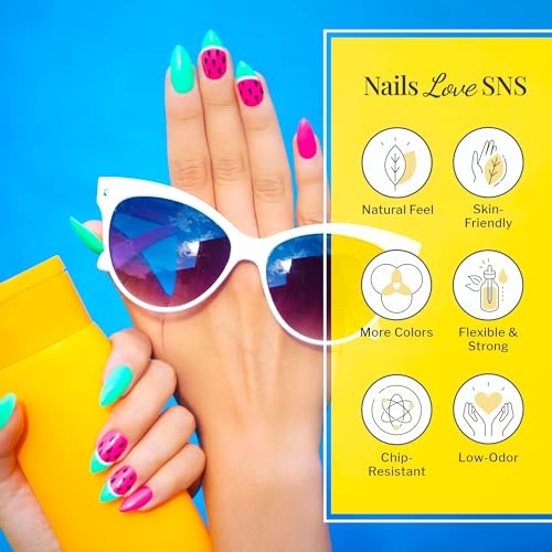 SNS Nail Dip Powder Dry Ice - Natural Nude Summer Gelous Color for Long-Lasting Nails