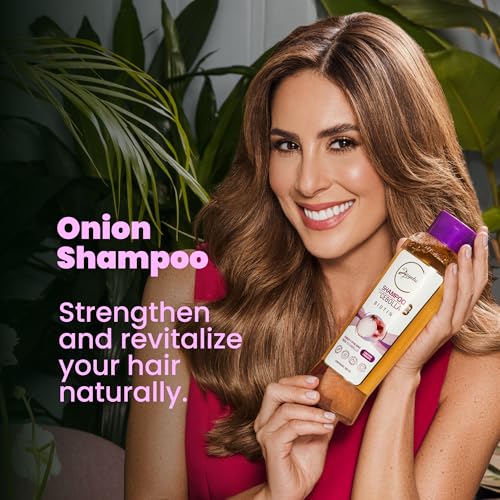 ANYELUZ Onion Shampoo Duo Kit with Travel Size - Odorless Hair Care