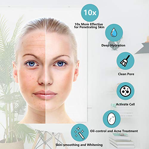 Nano Ionic Facial Steamer with Skin Care Kit - Warm Mist Pore Moisturizer
