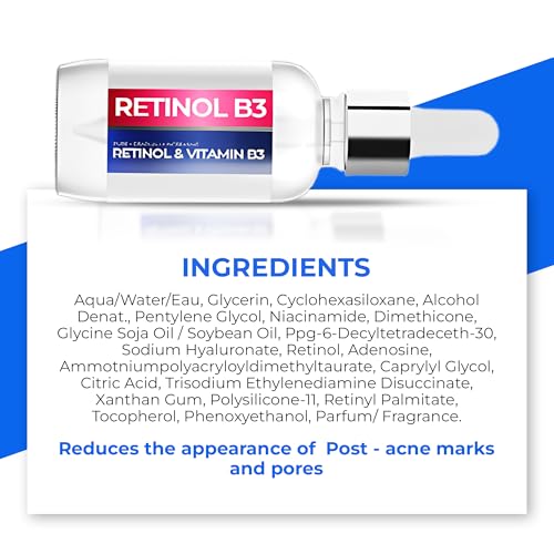Retinol Serum for Face with Vitamin B3 - Anti Aging & Hydrating