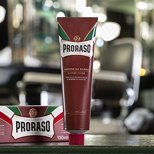 Proraso Nourishing Shave Cream for Coarse Beards with Shea Butter