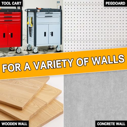 Wall-Mounted Tool Organizer Rack for Angle Grinders - 2-Pack