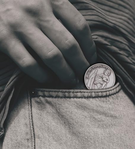 Saint Christopher Prayer Card and Token Set - Travel Protection