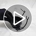 Grandslam Black Razor and Brush Stand Set with Shaving Bowl
