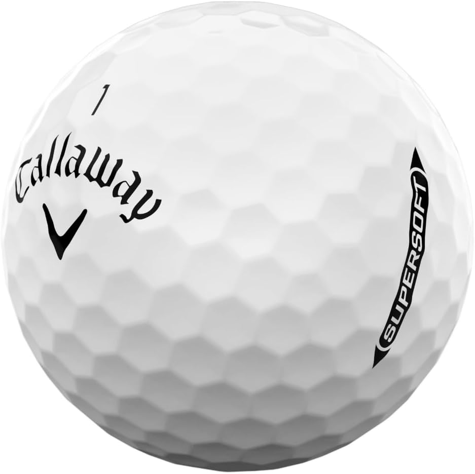 Callaway Golf Supersoft Golf Balls - Ultra-Soft Feel & Distance | 2025 Edition