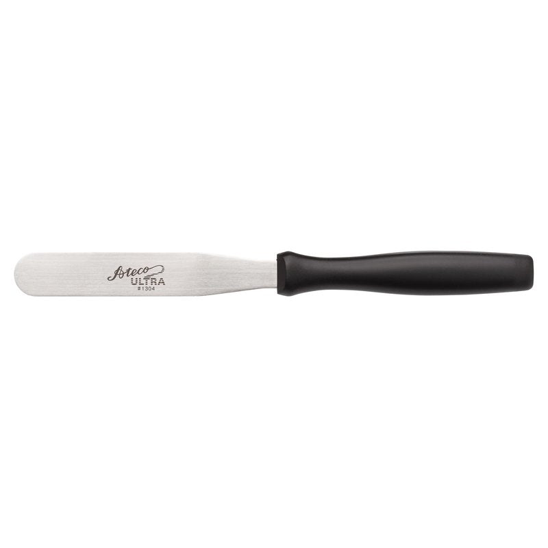 Ateco Ultra Straight Spatula With Stainless Steel Blade, 4-1/4", Silver