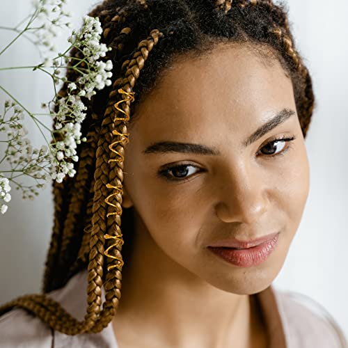 4 Pack 5M Hair Braiding Strings - Gold & Silver Accessory
