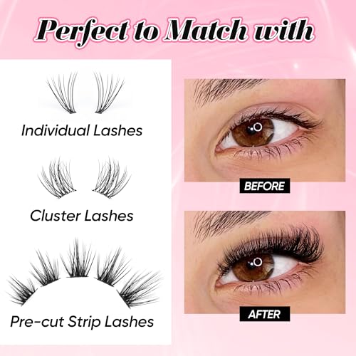 Ruairie Bond and Seal Lash Glue 2pcs - Strong Hold, Waterproof