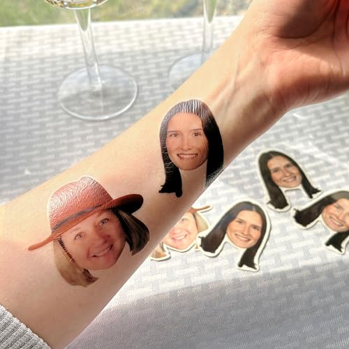 Big Dot of Happiness Custom Photo Fun Face - Party Favors - Fun Face Temporary Tattoos - Set of 12