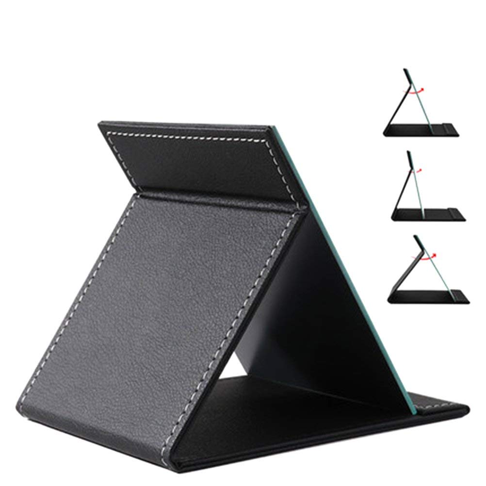 Folding Travel Mirror Portable Adjustable Ultra Thin Rectangular for Camping Home 8.7" L x 6.1" W