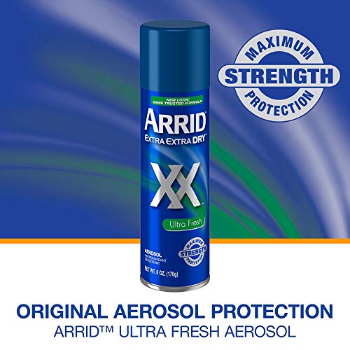 Arrid XX Ultra Fresh Antiperspirant & Deodorant Spray, 6 oz (Pack of 2)