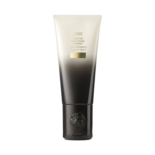 Oribe Gold Lust Repair & Restore Conditioner - Repairs & Prevents Damage - Strengthens & Moisturizes Dry Strands - Helps Reduce Split Ends - For Damaged Hair & All Hair Types - 6.8 oz