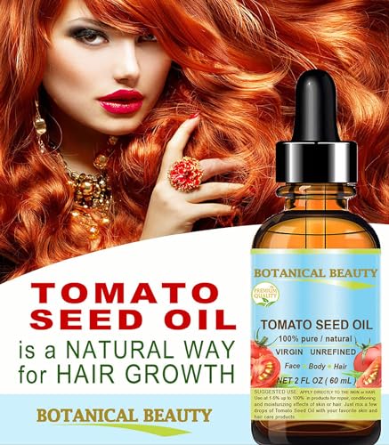 Tomato Seed Oil - 100% Pure Virgin Cold-Pressed Carrier Oil for Skin, Hair & Nails