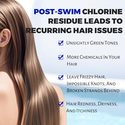 VANERIA 2-in-1 Swim Shampoo for Chlorine & Hard Water Removal - 8.8 oz