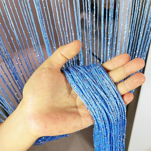 Sequin Curtain for Doorway - 39x79 inch, Washable String Curtain