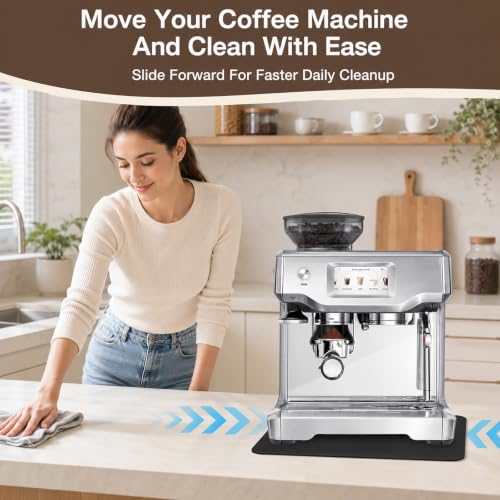 Silicone Espresso Machine Mat for Breville 880 - Anti-Slip & Sliding