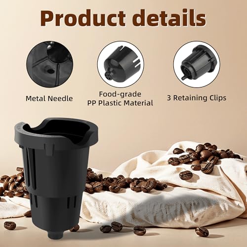 Keurig Pod Holder Replacement with Exit Needle - Compatible with K-Elite, K-Supreme, K-Duo & More