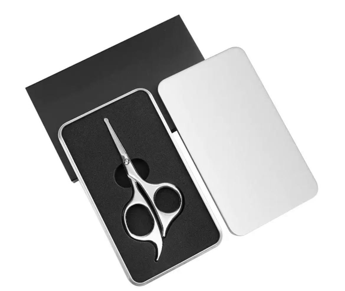 4.7-Inch Small Women’S Pubic Hair Scissors Round-Tip Scissors&Bikini Trimmer Safety Groomer For Sensitive Areas, Stainless Steel, Ergonomic Grip