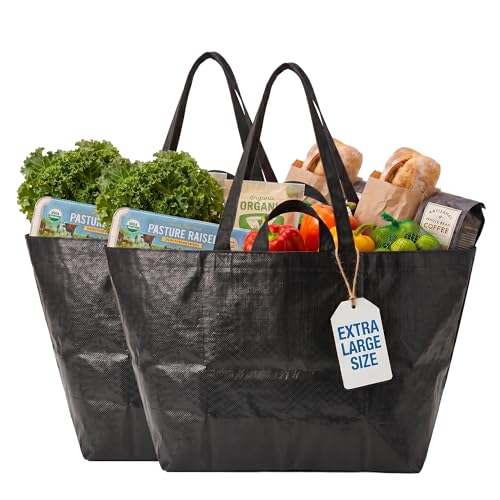 DURASACK Extra-Large Reusable Shopping Bag - Heavy Duty Tote, Pack of 2