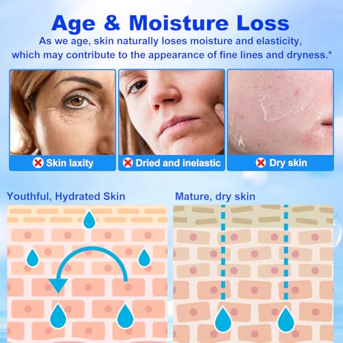 Hyaluronic Acid Powder 7.04oz Dual Molecular Skin Hydration & Elasticity Boost