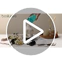 BosilunLife Ceramic Soap Dispenser - Beige & Black, 15oz