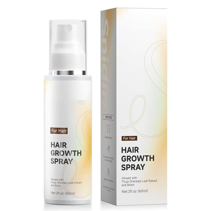 Hair Growth Spray - Rosemary Oil & Biotin Hair Loss Treatment | Fast-Absorbing Regrowth Serum for Thinning Hair