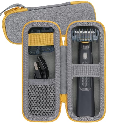Aenllosi Hard Case for Microtouch Solo Titanium Razor - Black