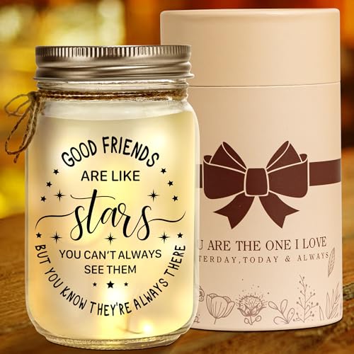 Personalized Mason Jar Night Light - Unique Home Decor Gift