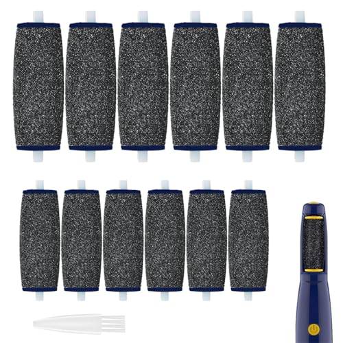 12 Pack Replacement Extra Coarse Rollers for Dr. Scholl's Callus Remover Foot File