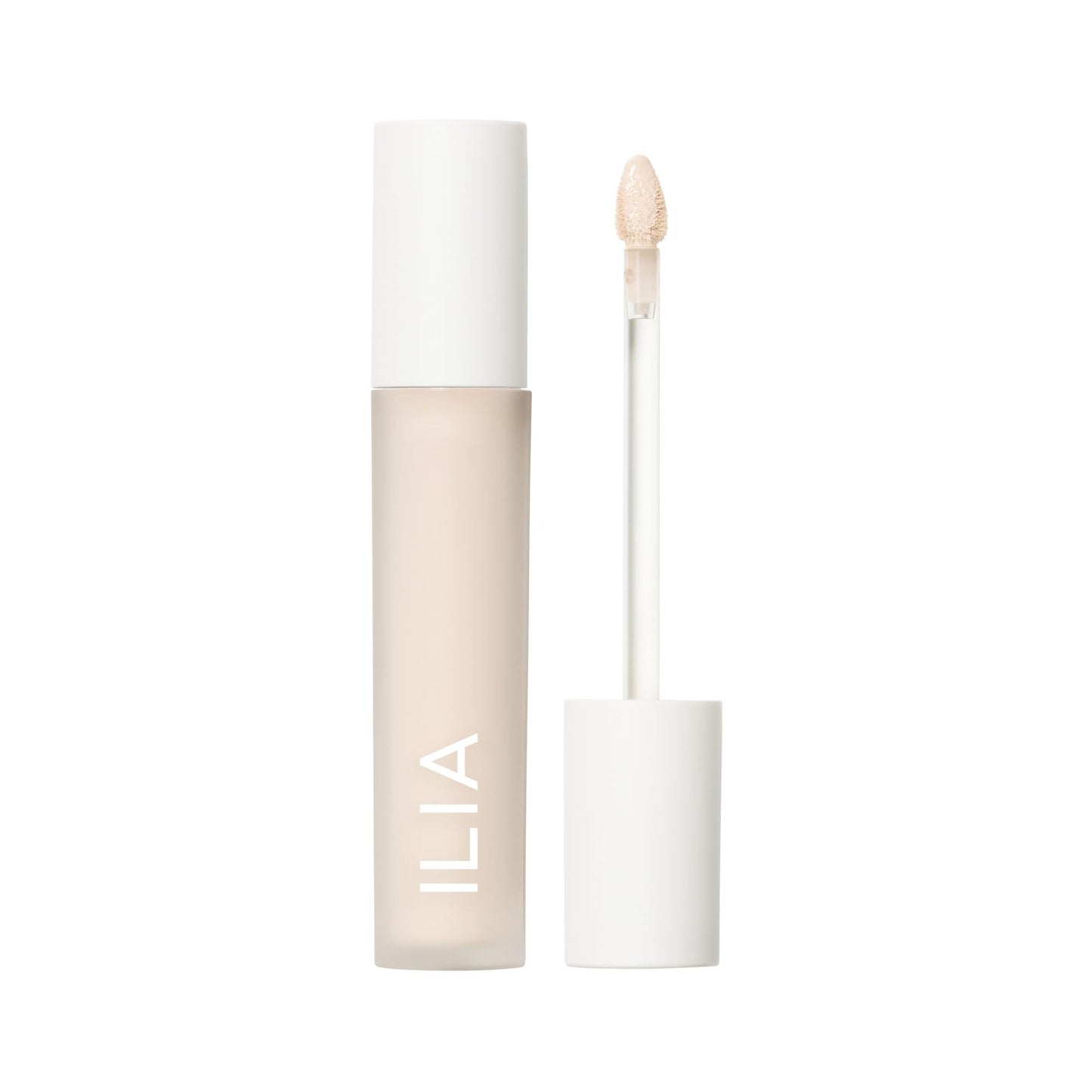 ILIA - Skin Blur Serum Concealer | Self-Setting 12-Hour Wear | Medium Coverage | Crease-Resistant | Hydrating | Safe for Sensitive Skin, Clean, Cruelty-Free & Vegan (1N Twill, 0.2 fl oz | 6 ml)