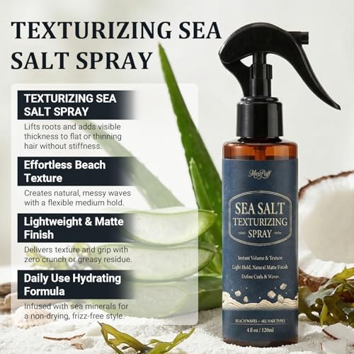 Sea Salt Spray for Fine Hair - Texturizing Volume & Thickening