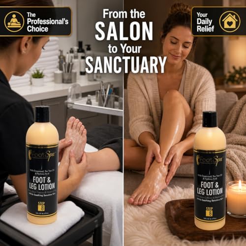 Warming Foot & Body Massage Lotion - Peppermint Eucalyptus, 16 oz