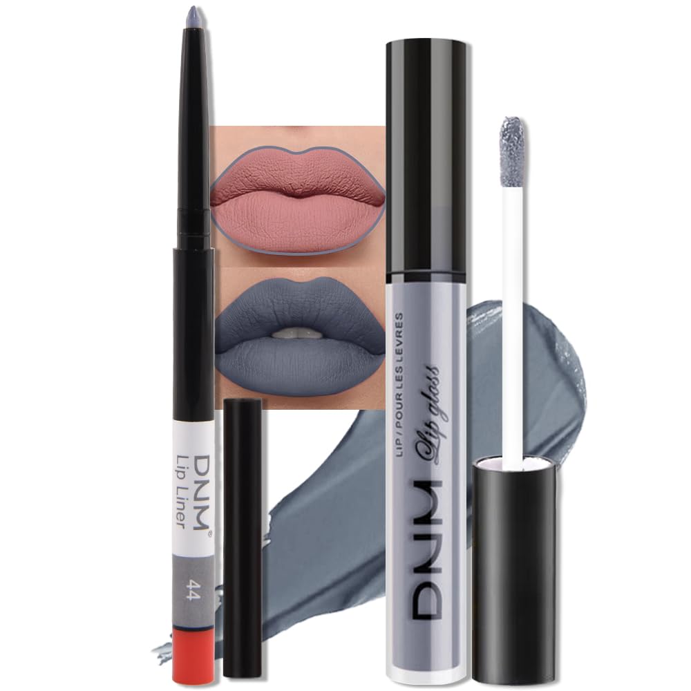Medium Brown Beige Lip Liner & Matte Lipstick Set - Vegan, Long-Lasting, Waterproof | 2 Pcs