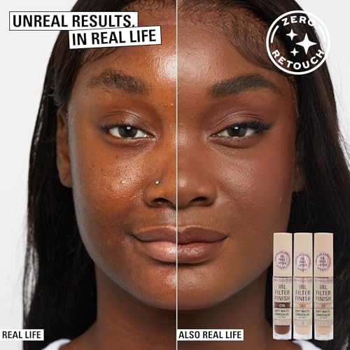 Revolution IRL Filter Finish Concealer C3 0.21 oz (Pack of 2) - Full Coverage & Long-Lasting