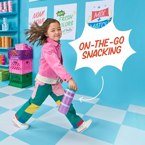 Whiskware Stackable Snack Containers for Kids - 3 Piece Set