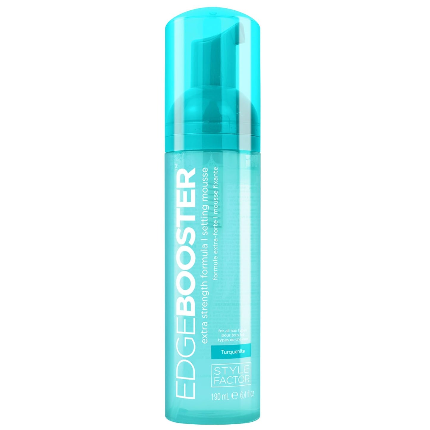 Style Factor EDGE BOOSTER Mousse - Extra Strength Frizz Control & Volume | 6.4oz Morganite for Curly Hair