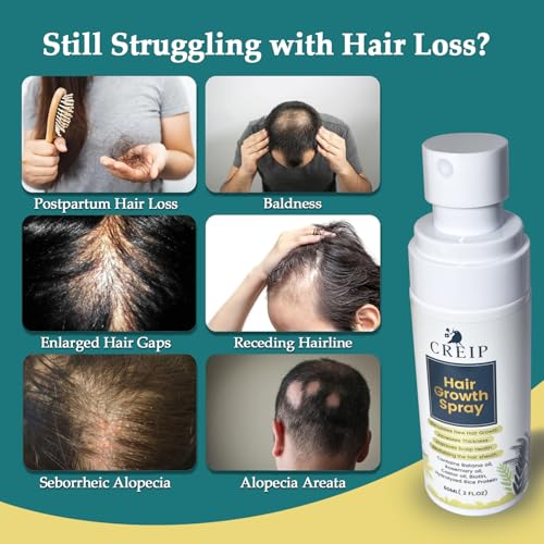 Natural Hair Growth Oil Spray with Biotin & Rosemary Oil