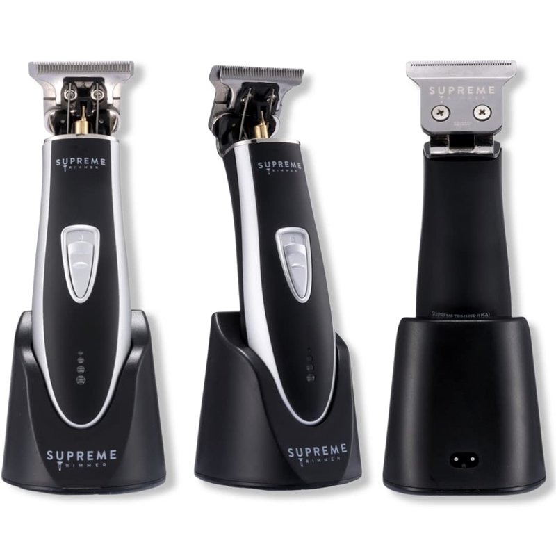 Supreme Trimmer T Shaper | Professional Barber Trimmer Hair Clippers for Men (90 Min Run Time) Cordless Hair Trimmer Zero Gapped Liner Beard Trimmer | ST5210 Silver