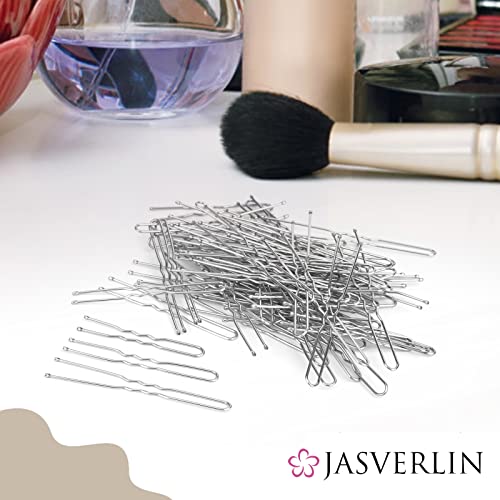 JASVERLIN U Shaped Bobby Hair Pins - 150 Pcs Assorted Sizes