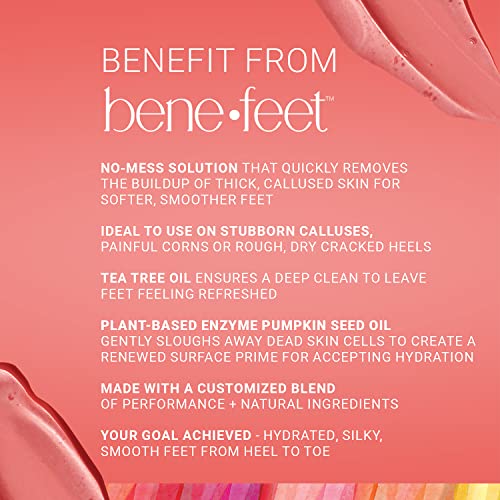 Benefeet Peeling Spray for Feet - 6.7 oz Exfoliator for Cracked Heels, Corns & Calluses