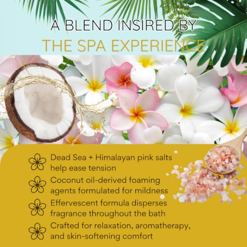 Primal Elements Detoxifying Sea Salt Soak - Plumeria Bubbling Bath Salts