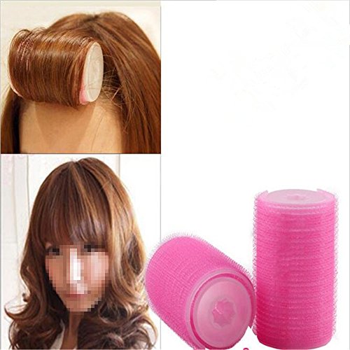 Wendy Mall 2Pcs Hair Rollers Set - Self-Adhesive Curlers for All Hair Types