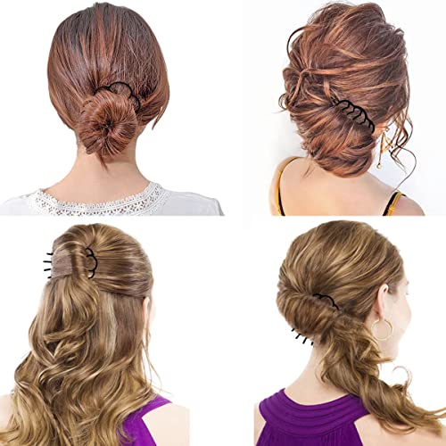 BOYIVI 10 Pcs Hair Side Combs for Updos French Twist Hair Accessories