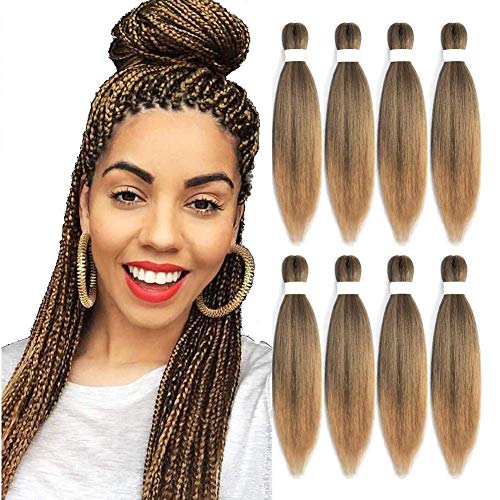 Fengmei 14 Inch Pre-Stretched Braiding Hair - 8 Packs #T27